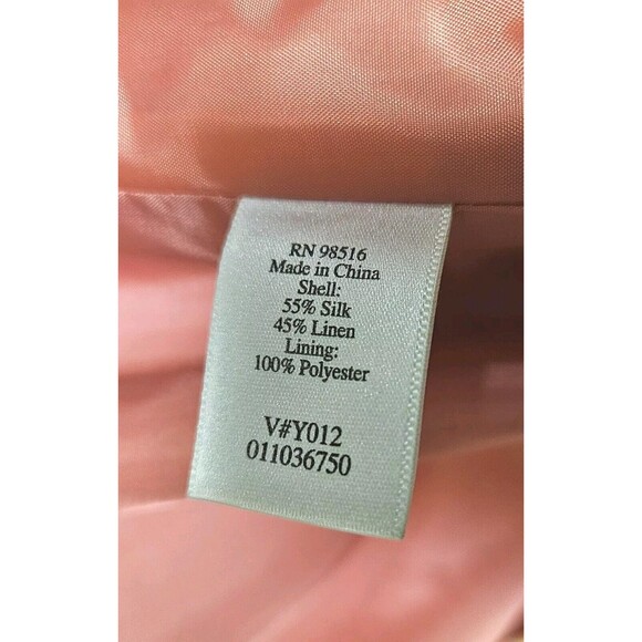 Coldwater Creek Pastel Colors Jacket Linen Silk Blend Size Large RN 98516 - Picture 9 of 11